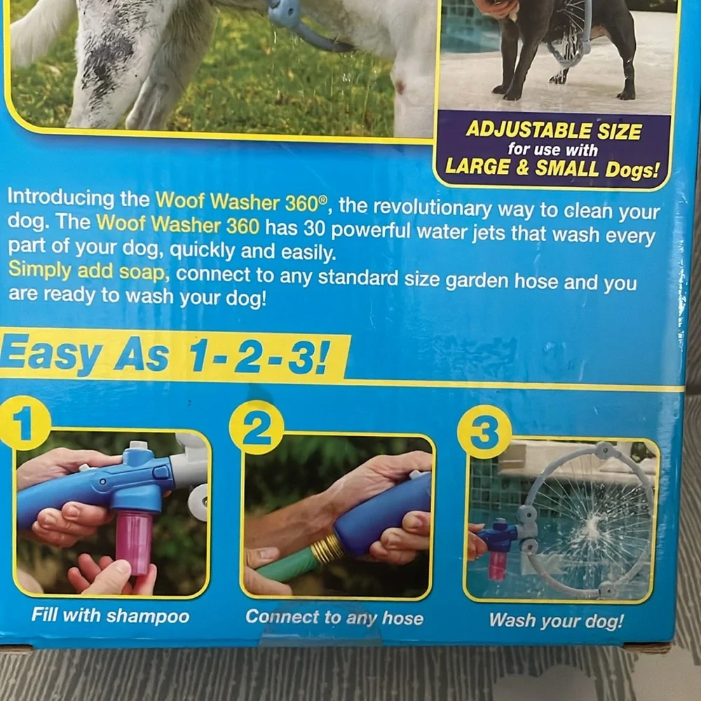 Pet dog/ cat bathing cleaner 360 shower kit.adjustable size for pets